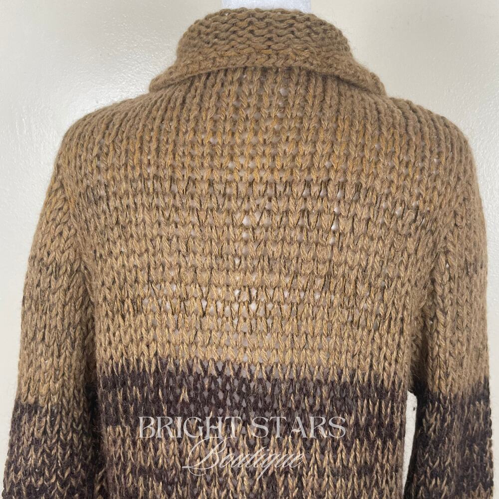 Rare Vintage Knit Ombre Knit Duster Cardigan ASO Mary-Kate Olsen ALT Willow - Picture 12 of 12